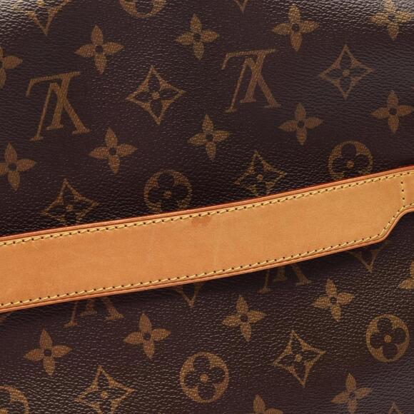LOUIS VUITTON Brown Monogram Leather Shoulder Bag - Picture 9 of 11